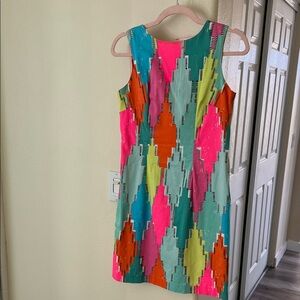 CeCe Colorful Geometric Mini Dress